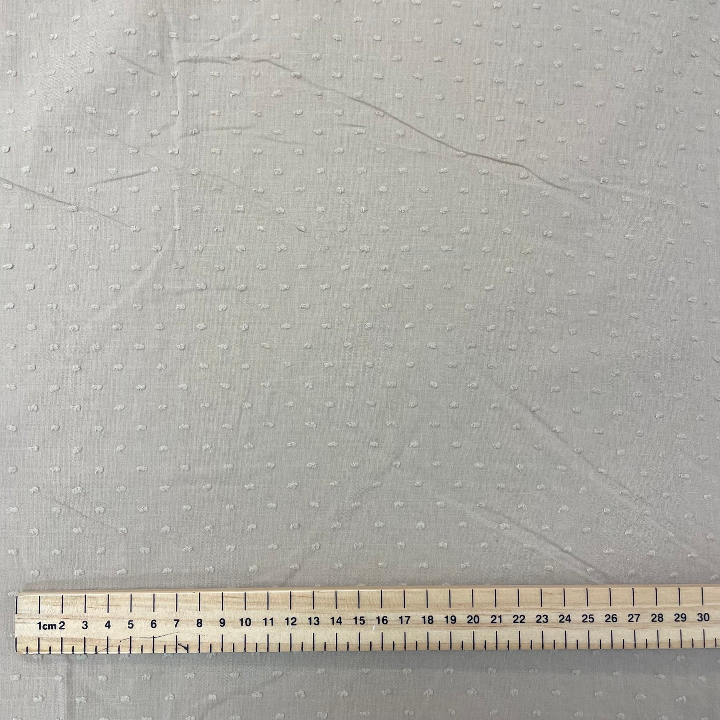 Cappuccino Cream Dobby Lawn Deadstock Fabric