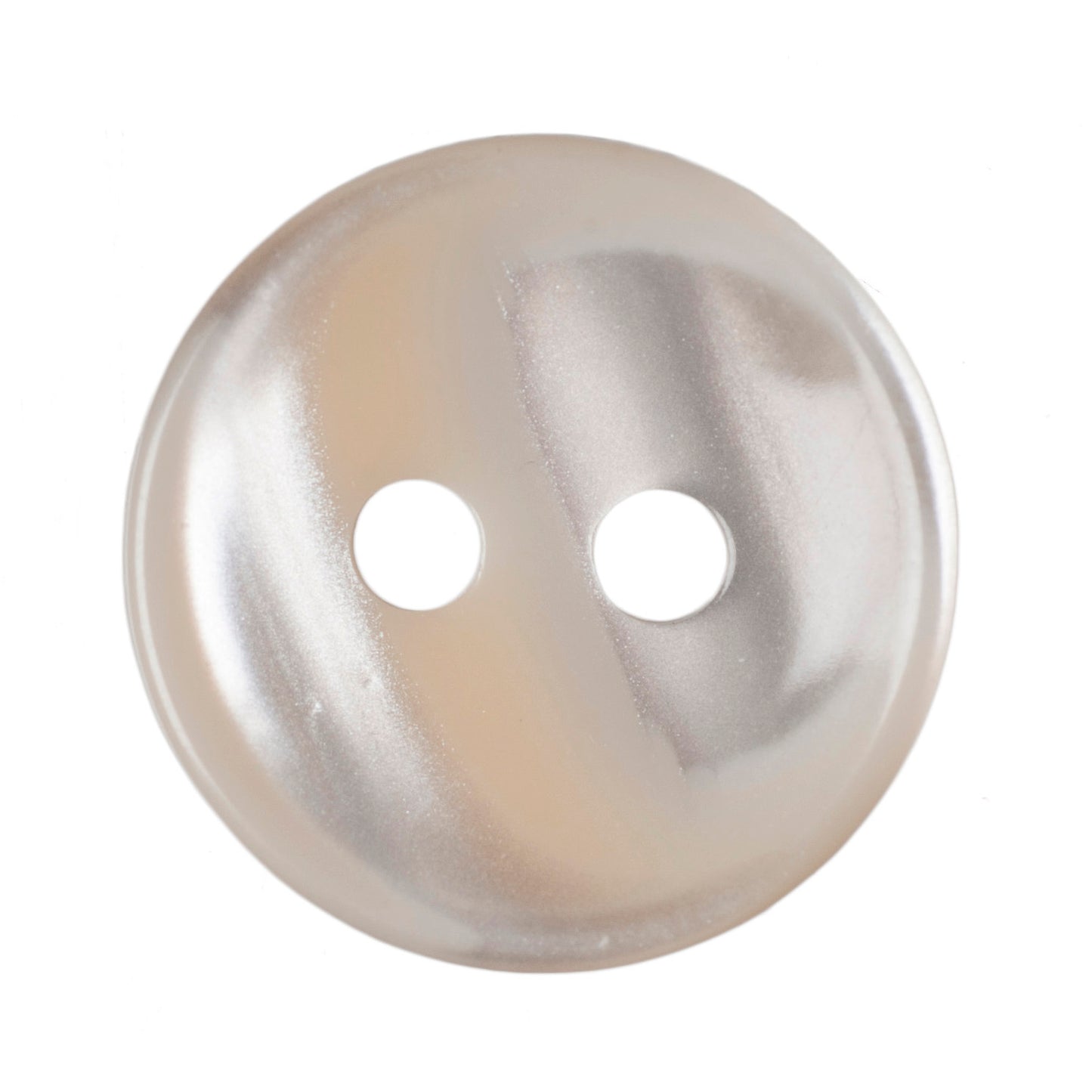 Buttons: Stripe: Polyester: 12mm: Cream