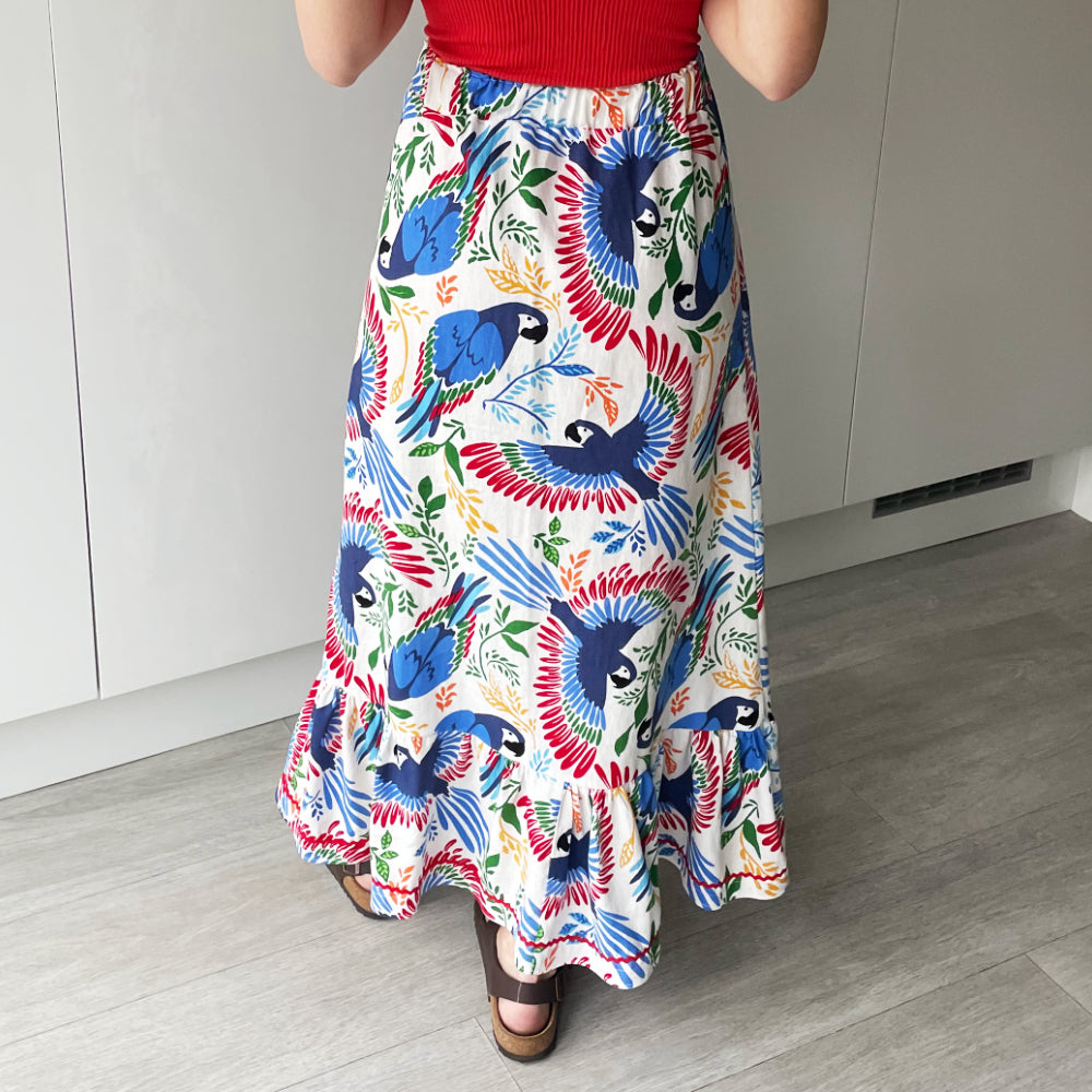 Tiered Maxi Skirt Sewing Pattern