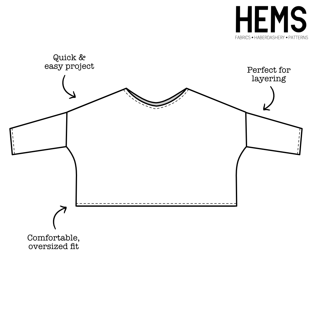 Cropped Box Top Sewing Pattern