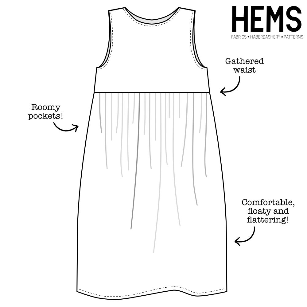 Smock Dress Sewing Pattern