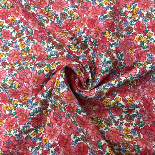 Deadstock Ditsy Floral Summer Viscose Fabric