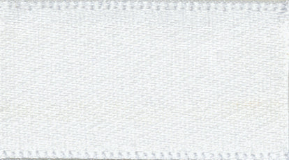 Ribbon: Double-Faced Satin: 15mm: White