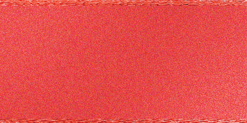 Ribbon: Double-Faced Satin: 15mm: Coral