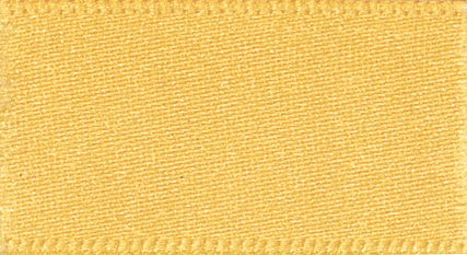 Ribbon: Double-Faced Satin: 15mm: Gold