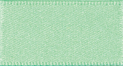 Ribbon: Double-Faced Satin: 15mm: Mint