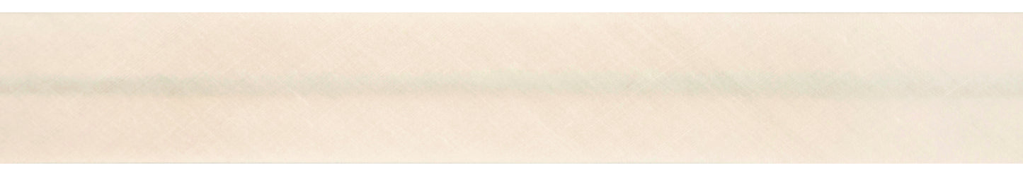 Trim: Bias Binding: Polycotton: 25mm: Cream