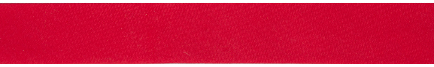 Trim: Bias Binding: Polycotton: 25mm: Red