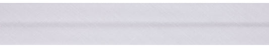 Trim: Bias Binding: Polycotton: 50mm: White