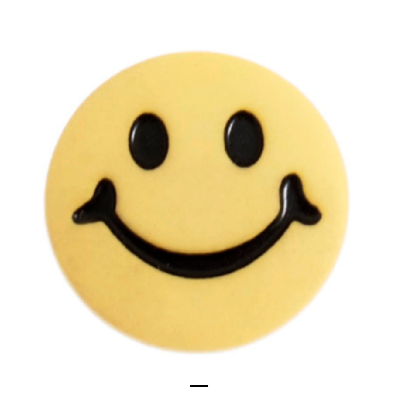 Buttons: Smiley Face: 15mm: Yellow