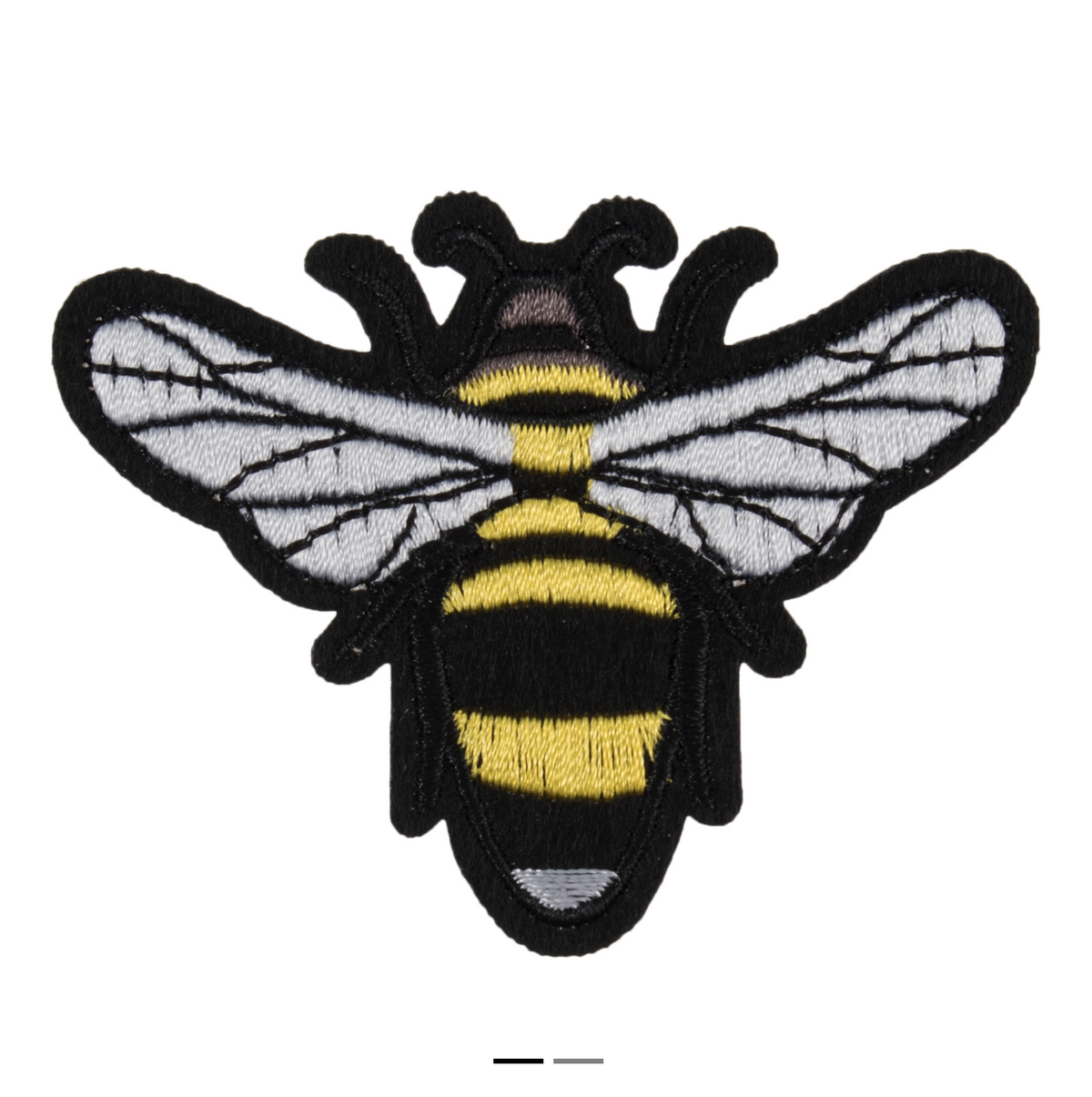 Bee Iron On Motif Patch