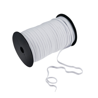 Braided Elastic: 6mm: White