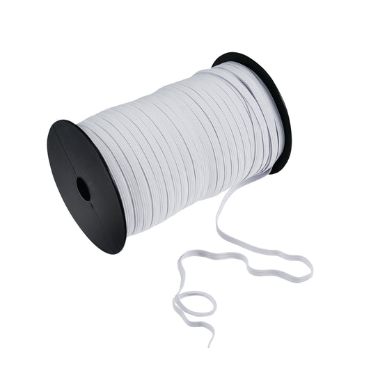 Braided Elastic: 6mm: White