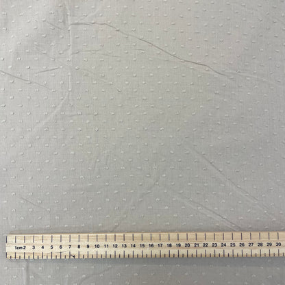 Cappuccino Cream Dobby Lawn Deadstock Fabric
