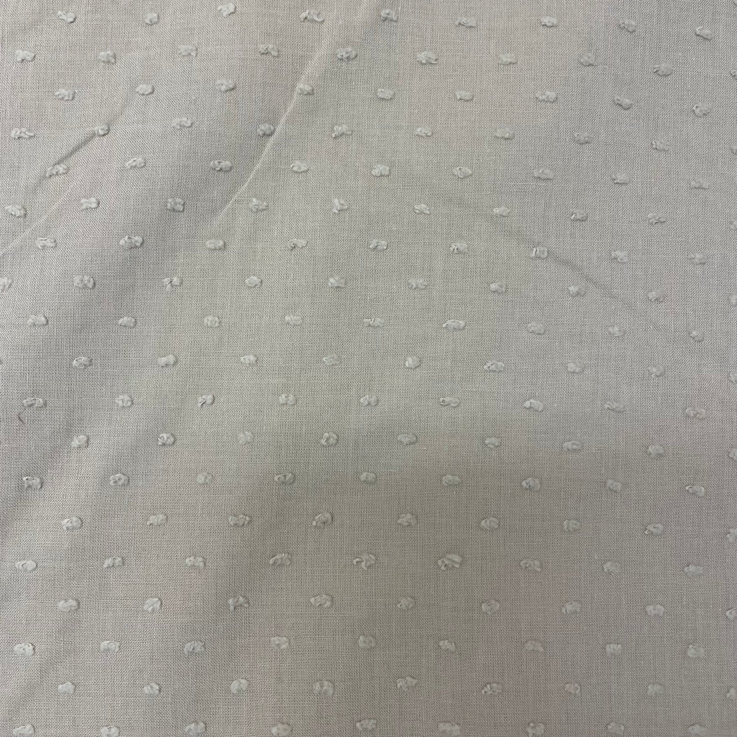Cappuccino Cream Dobby Lawn Deadstock Fabric