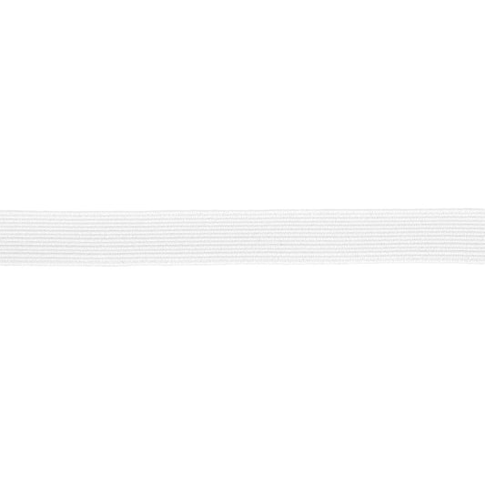 Elastic: Braided: 12mm: White