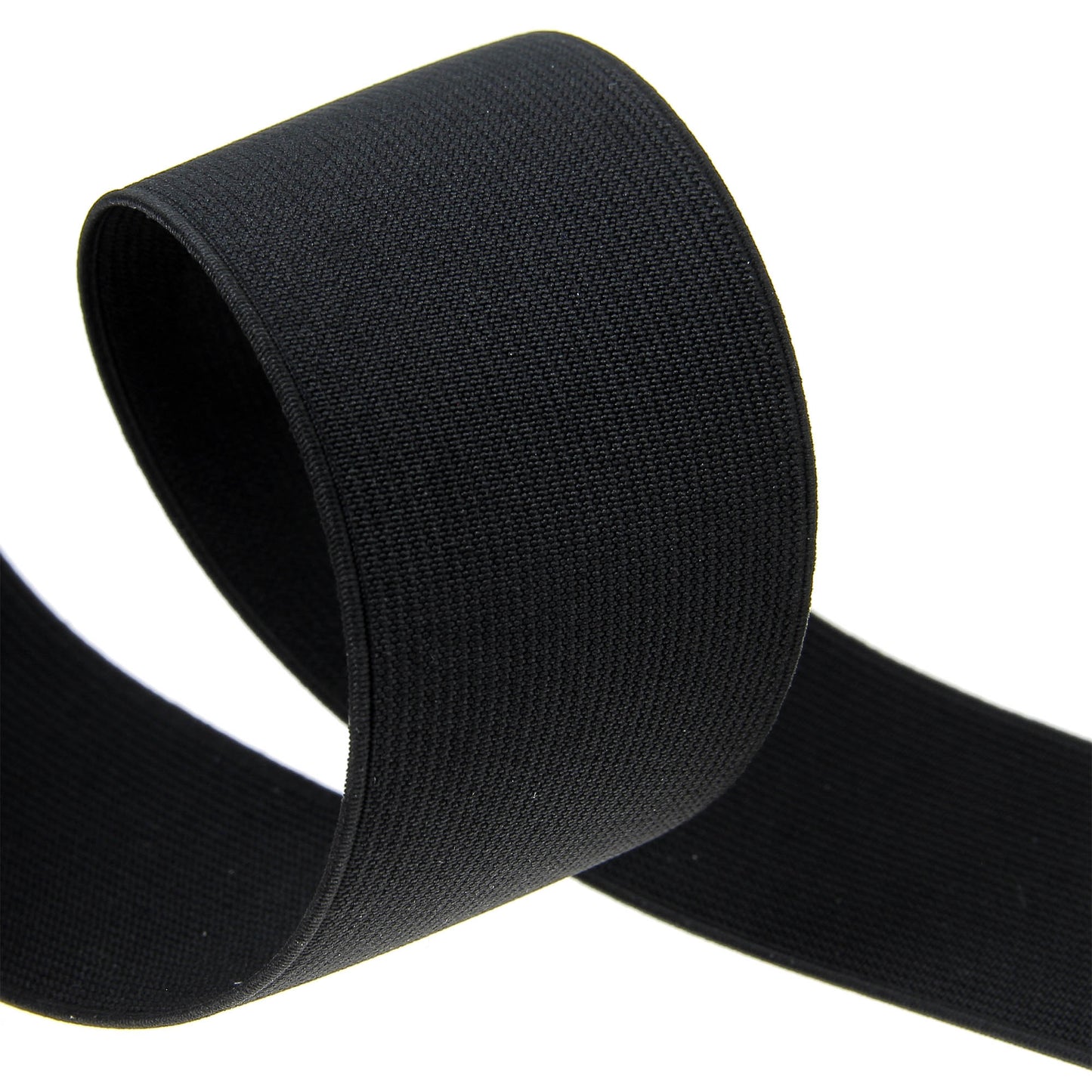 Elastic: Waistband: 50mm: Black