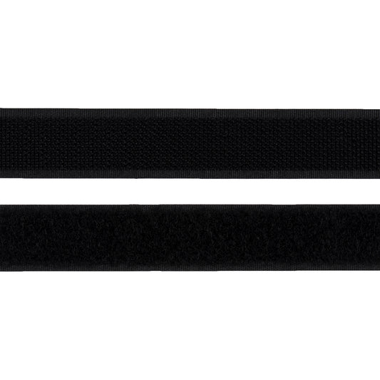 Hook & Loop Tape: Stick-On: 20mm: Black