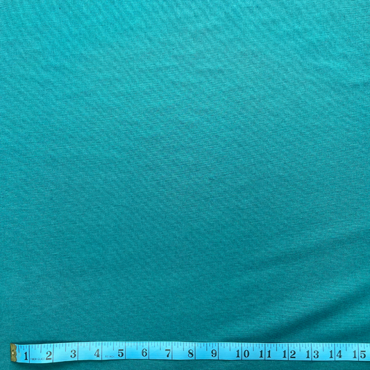 Teal Linen Blend Fabric