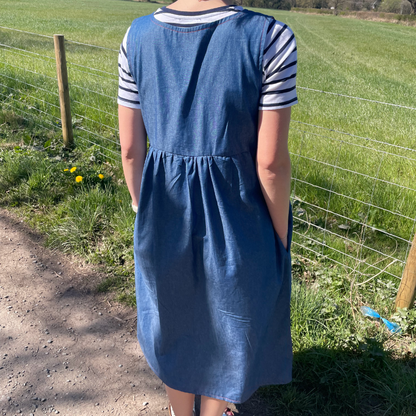 Smock Dress Sewing Pattern HEMS Fabric Smock Dress Sewing Pattern HEMS Fabric