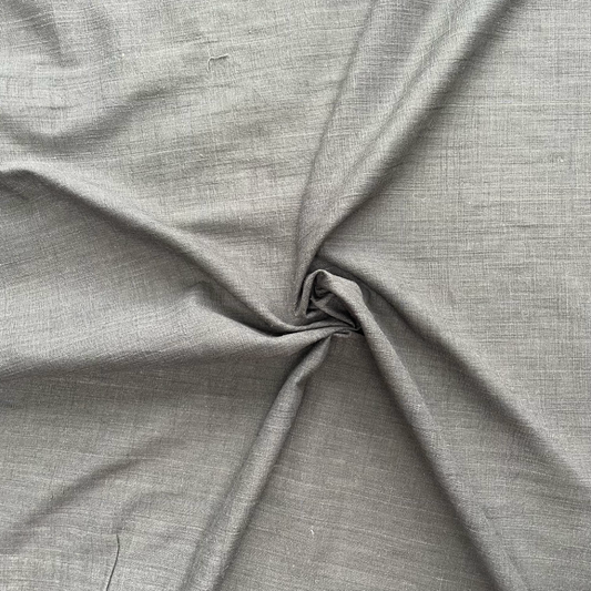 Black Deadstock Lightweight Linen Fabric