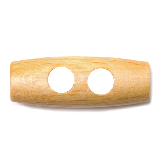 Toggle: Wooden: 2-Hole: 30mm