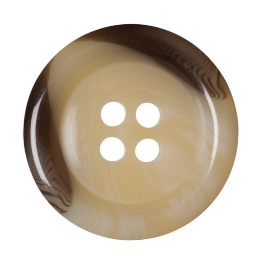 Buttons: Mens Jacket: Variegated: 15mm: Beige
