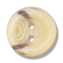 Aran 2-Hole Buttons: 15mm: Natural