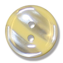 Buttons: Stripe: Polyester: 18mm: Yellow