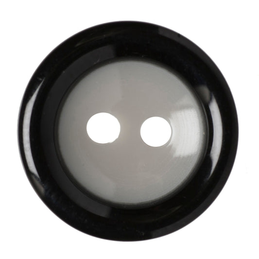 Buttons: Fashion: 2-Colour: 11mm: Black