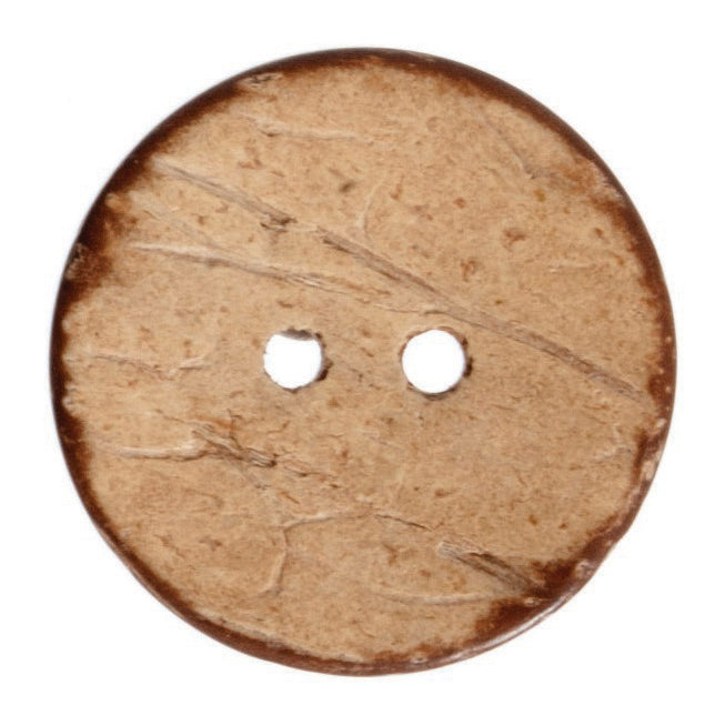 Buttons: Natural Coconut: 25mm