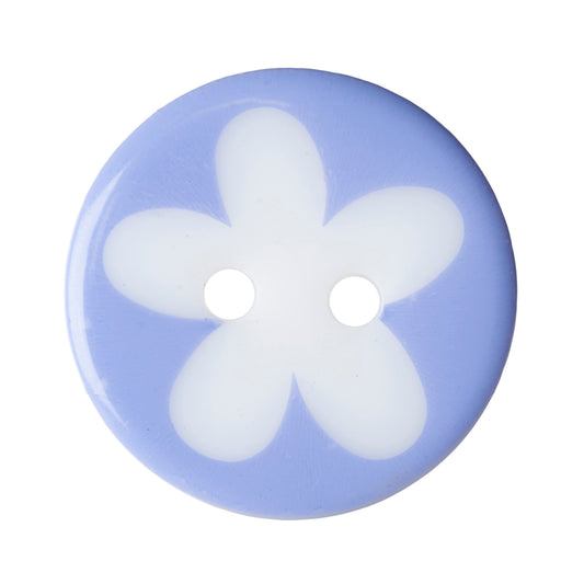 Buttons: Flower: 17mm: Medium Purple