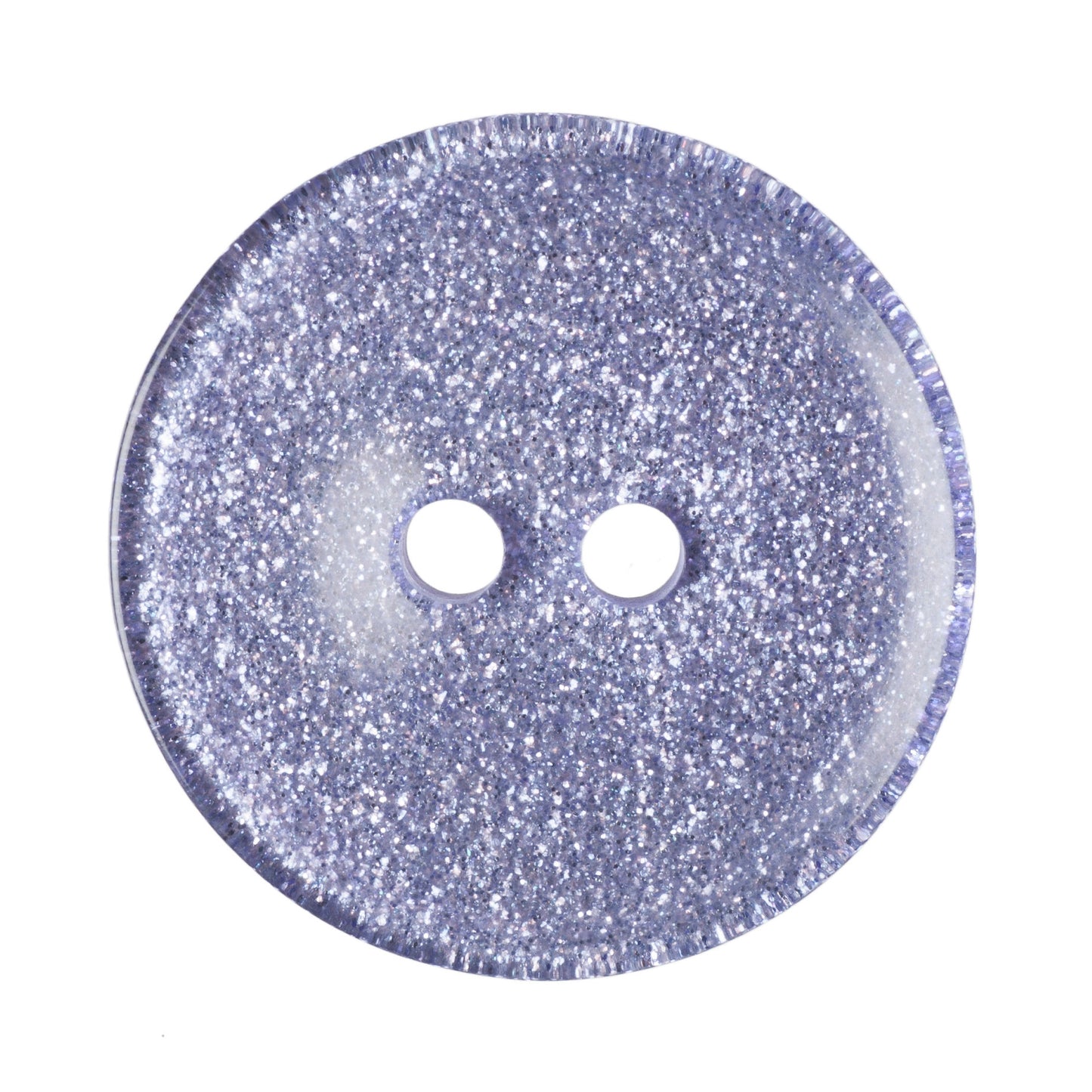 Buttons: Glitter: Round: 20mm: Lilac