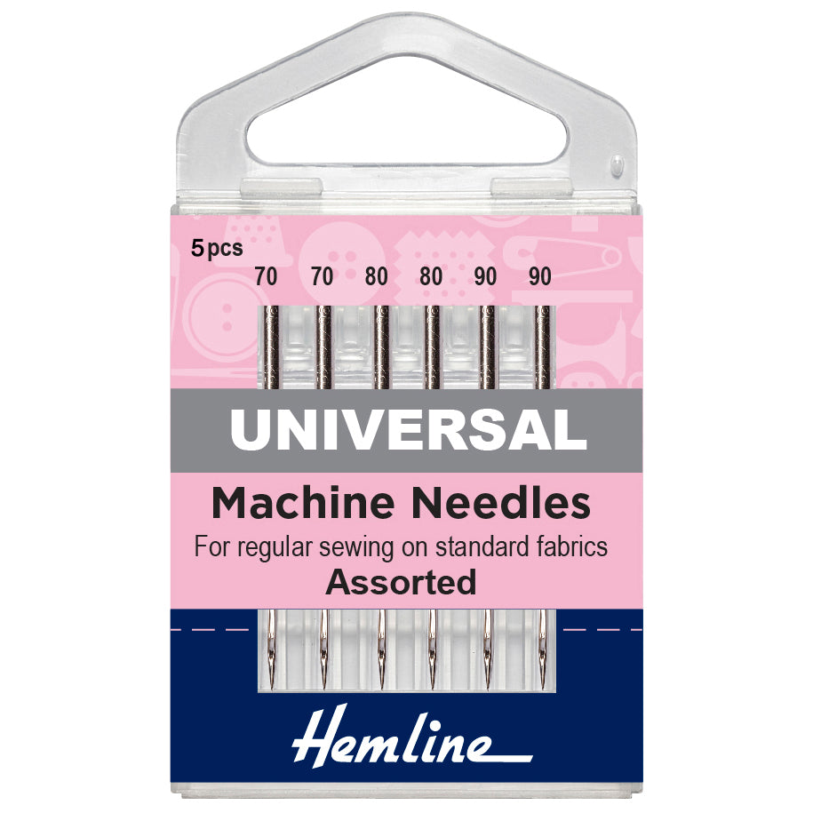 Sewing Machine Needles: Universal: Regular Assortment: 6 Pieces
