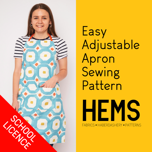 SCHOOL LICENCE: Adjustable Apron Sewing Pattern