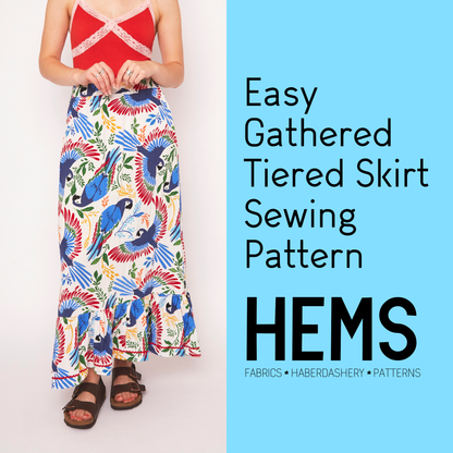 Tiered Maxi Skirt Sewing Pattern