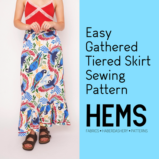 Tiered Maxi Skirt Sewing Pattern