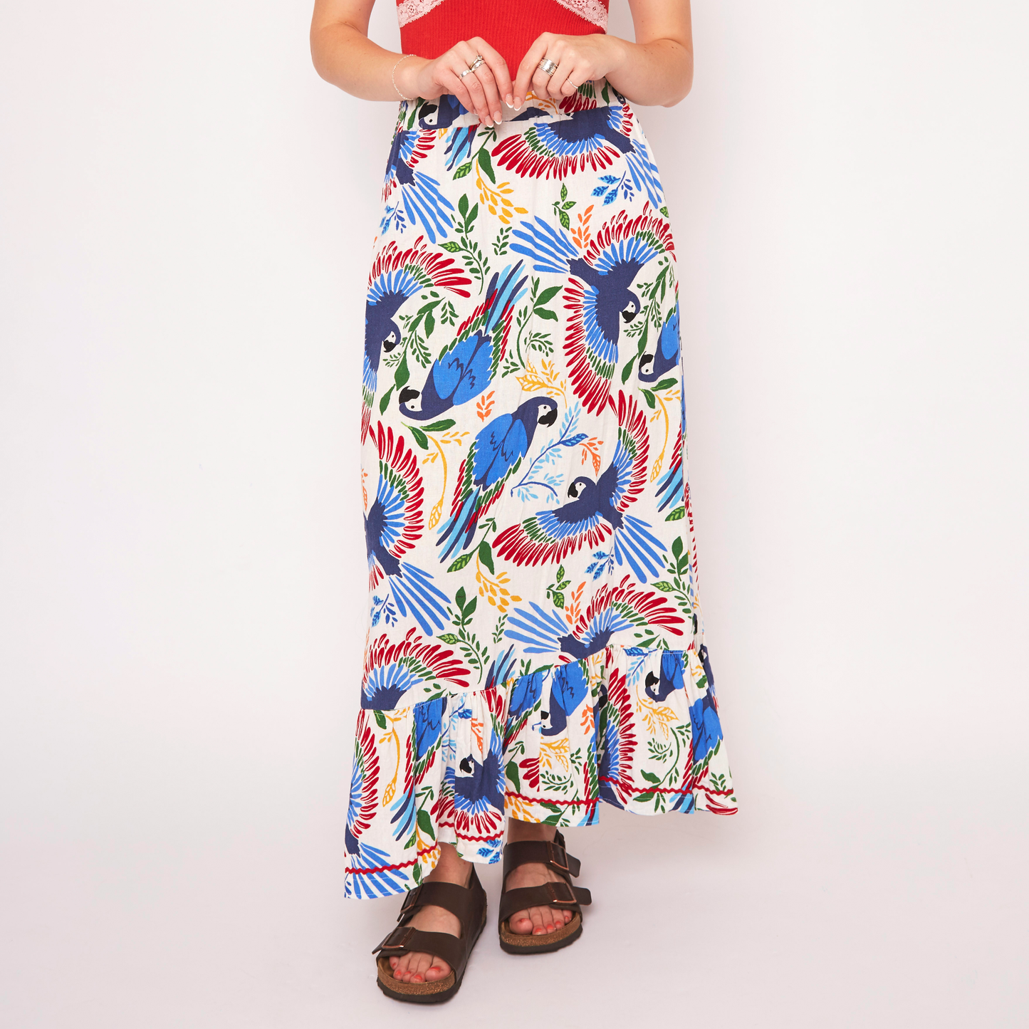 Tiered Maxi Skirt Sewing Pattern