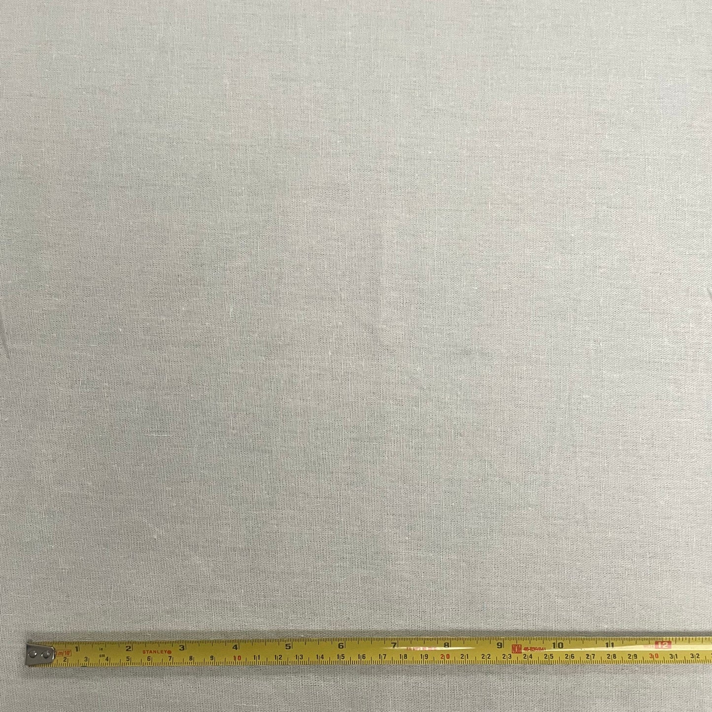 White Linen Mix Deadstock Fabric