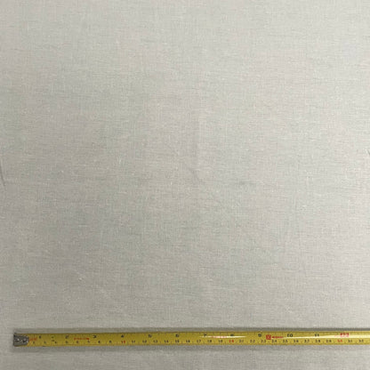 White Linen Mix Deadstock Fabric