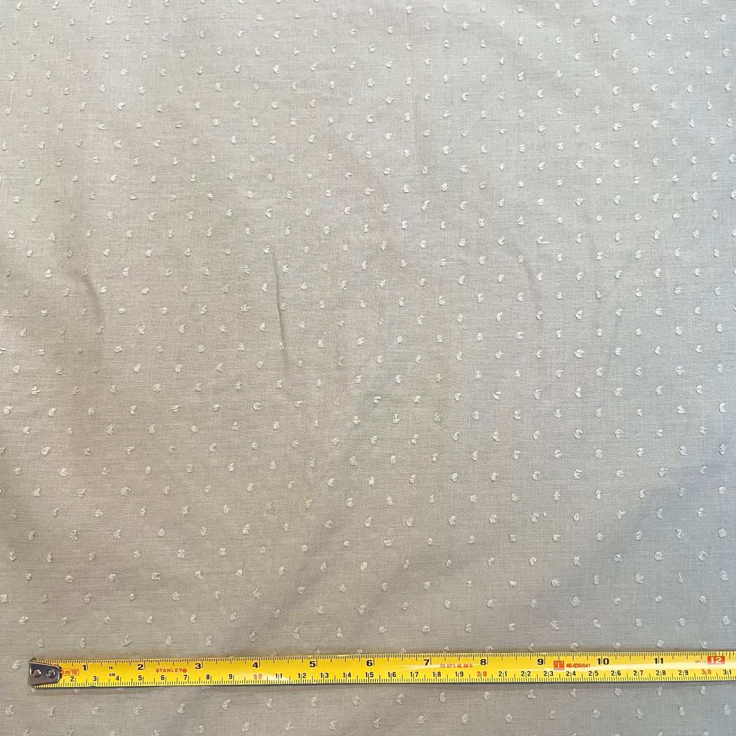 Sage Green Dobby Lawn Deadstock Fabric