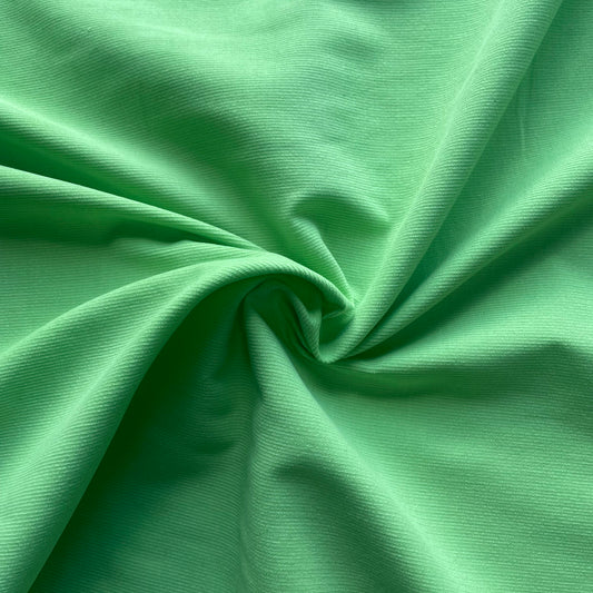 Green Needlecord Deadstock Fabric