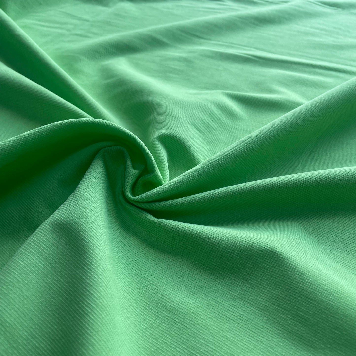Green Needlecord Deadstock Fabric