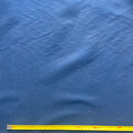 Heavy Dark Blue Cotton Deadstock Fabric