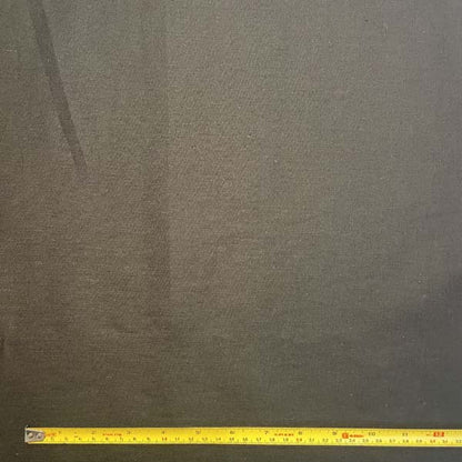 Black Plain Cotton Deadstock Fabric (Wide Width)