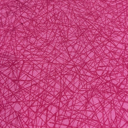 Pink Cracked Line Geometric Cotton Deadstock Fabric