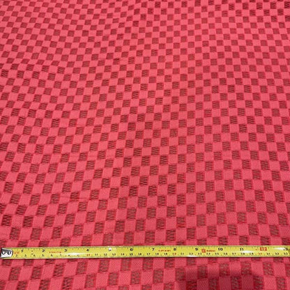 Pink Geometric Lace Deadstock Fabric
