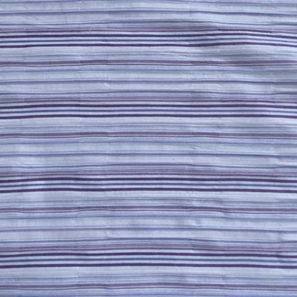 Lilac & Purple Textured Stripe Shirting Deadstock Fabric