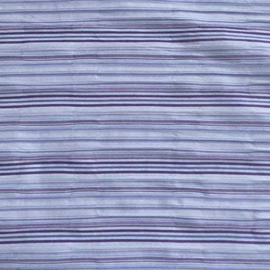 Lilac & Purple Textured Stripe Shirting Deadstock Fabric