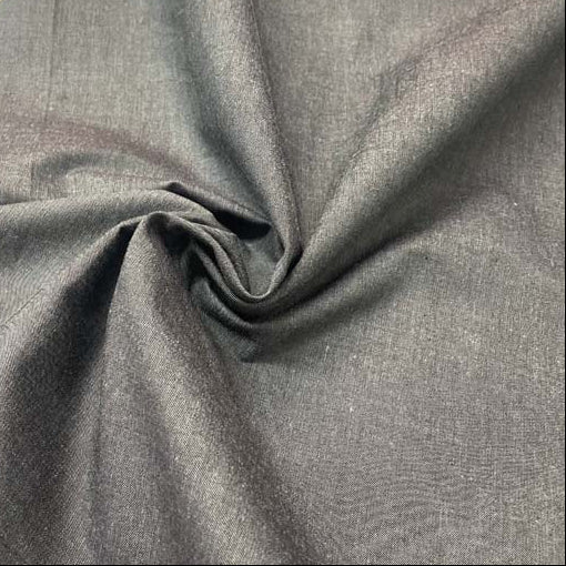 Light-Medium Weight Chambray Denim Deadstock Fabric